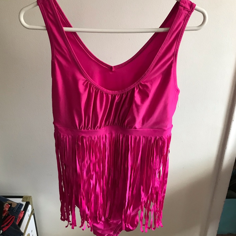 Pink swimsuit